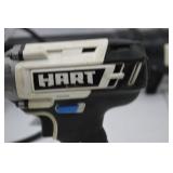 HART 20V Cordless Power Tool Lot: Circular Saw, Impact Driver, Nailer, Inflator