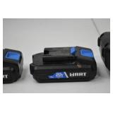 HART 20V Cordless Power Tool Lot: Circular Saw, Impact Driver, Nailer, Inflator