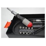 Hand Tool Lot - Drill Bit, Driver & Socket Set in Carry Case