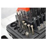 Hand Tool Lot - Drill Bit, Driver & Socket Set in Carry Case