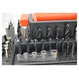 Hand Tool Lot - Drill Bit, Driver & Socket Set in Carry Case
