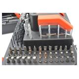 Hand Tool Lot - Drill Bit, Driver & Socket Set in Carry Case