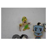 Disney Character and Theme Park Trading Pin Lot - 9 Pins Mixed Series