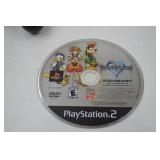Sony PlayStation 2 Console Bundle with Controllers, Cables, and Kingdom Hearts