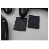 Sony PlayStation 2 Console Bundle with Controllers, Cables, and Kingdom Hearts