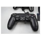 Sony PlayStation 2 Console Bundle with Controllers, Cables, and Kingdom Hearts