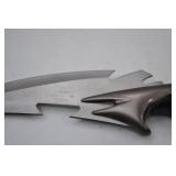 Stainless Steel Fantasy Knife with Sheath, 11 Inch Overall