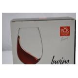 Wine Glass Sets, RCR Stemmed and Stemless, 6 Total Pieces
