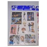 Comic Book and Anime Sticker Lot: MegaCon Exclusive, Deadpool, Meanwhile, Anime Sheets