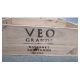Set of 4 Veo Grande Wooden Wine Crates