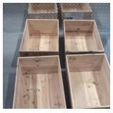 Set of 4 Veo Grande Wooden Wine Crates