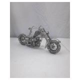 Wire Art Motorcycle Sculpture Handmade Collectible