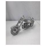 Wire Art Motorcycle Sculpture Handmade Collectible