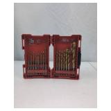 Milwaukee Shockwave Titanium Drill Bit Set with Case