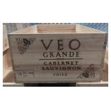 Lot of 6 Veo Grande Wooden Wine Crates