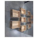 Lot of 6 Veo Grande Wooden Wine Crates