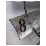 Rustic Metal Windmill Wall Clock
