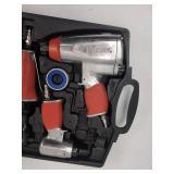 Husky Air Tool Set with Impact Wrench, Ratchet, Air Hammer & Accessories