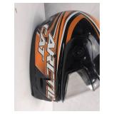Arctic Cat Full Face Motorcycle Helmet, Black/Orange, DOT Certified