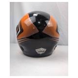 Arctic Cat Full Face Motorcycle Helmet, Black/Orange, DOT Certified