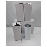 Set of 6 Stainless Steel Tumblers