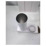 Set of 6 Stainless Steel Tumblers (8.5in x 3in)