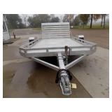 10/06 Aluminum Utility Trailer with Ramp