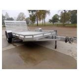 10/06 Aluminum Utility Trailer with Ramp