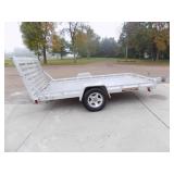 10/06 Aluminum Utility Trailer with Ramp