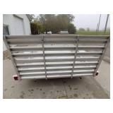 10/06 Aluminum Utility Trailer with Ramp