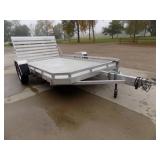 10/06 Aluminum Utility Trailer with Ramp