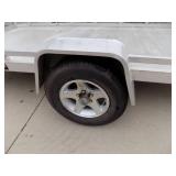 10/06 Aluminum Utility Trailer with Ramp