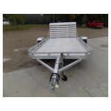 10/06 Aluminum Utility Trailer with Ramp