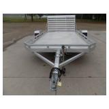 10/06 Aluminum Utility Trailer with Ramp