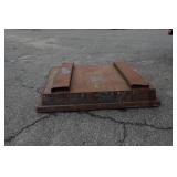 Custom Built Mud Tub with Fork Pockets