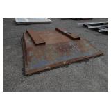 Custom Built Mud Tub with Fork Pockets