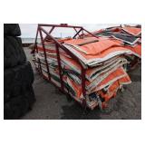 Concrete Curing Blankets with Rack