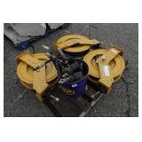 *3* Graco Oil Hose Reels with Digital Meter Nozzles