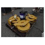 *3* Graco Oil Hose Reels with Digital Meter Nozzles