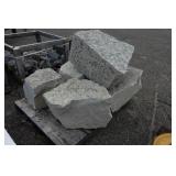 Large Decorative Stones - Possibly Limestone