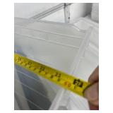 Lot of 6 Akro-Mils 30084 24" Storage Bins & Quantum Hulk – Stackable Plastic Storage Bins Made in the USA – Versatile Organization Includes Some Subdividers - Great Condition!