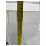 Lot of 6 Akro-Mils 30084 24" Storage Bins & Quantum Hulk – Stackable Plastic Storage Bins Made in the USA – Versatile Organization Includes Some Subdividers - Great Condition!