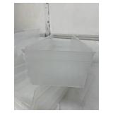 Lot of 9 Akro-Mils 30164 24" Storage Bins – Stackable Plastic Storage Bins Made in the USA – Versatile Organization and Durable Storage Solutions Work Well
