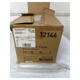 MSRP $100 NEW Case (5,000 each) McKesson 12146 1 oz. Graduated Medicine Cups – Non-Sterile, Clear Plastic, Disposable, Graduated in oz, mL, cc, & tbsp – Ideal for Medication Dispensing, Single