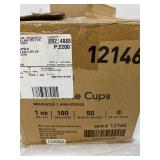 MSRP $100 NEW Case (5,000 each) McKesson 12146 1 oz. Graduated Medicine Cups – Non-Sterile, Clear Plastic, Disposable, Graduated in oz, mL, cc, & tbsp – Ideal for Medication Dispensing, Single