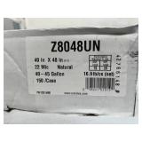 1 Case (150 each) NEW Novolex Z8048UN 40" x 48" 40-45 Gallon Heavy Duty High Density Flatpack Can Liners