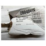 1 Case (150 each) NEW Novolex Z8048UN 40" x 48" 40-45 Gallon Heavy Duty High Density Flatpack Can Liners