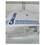 1 Case (150 each) NEW Novolex Z8048UN 40" x 48" 40-45 Gallon Heavy Duty High Density Flatpack Can Liners