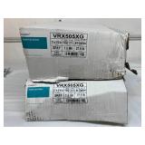 2 Cases (150 per case each) NEW Novaplus VRX505XG 37" x 50" ***Extra Extra Heavy Duty 1.5 Mil Garbage Trash Can Liners - Gray - Open Boxes