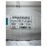 1 Case (150/case) NEW Novaplus VRX505XG 37" x 50" ***Extra Extra Heavy Duty 1.5 Mil Garbage Trash Can Liners - Gray - Open Box